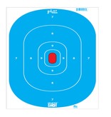 Pro-Shot 12" x 18" SplatterShot  Silhouette Insert - Low Light/Hi-Vis Blue Tag Paper Target - 8 Pack