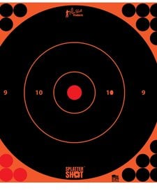 12" SplatterShot Orange Bullseye Target - 5 Pack