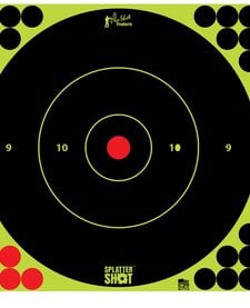 12" SplatterShot Green Bullseye Target - 5 Pack