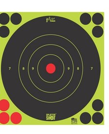 SplatterShot 8" Green Bullseye Target - 6 Pack