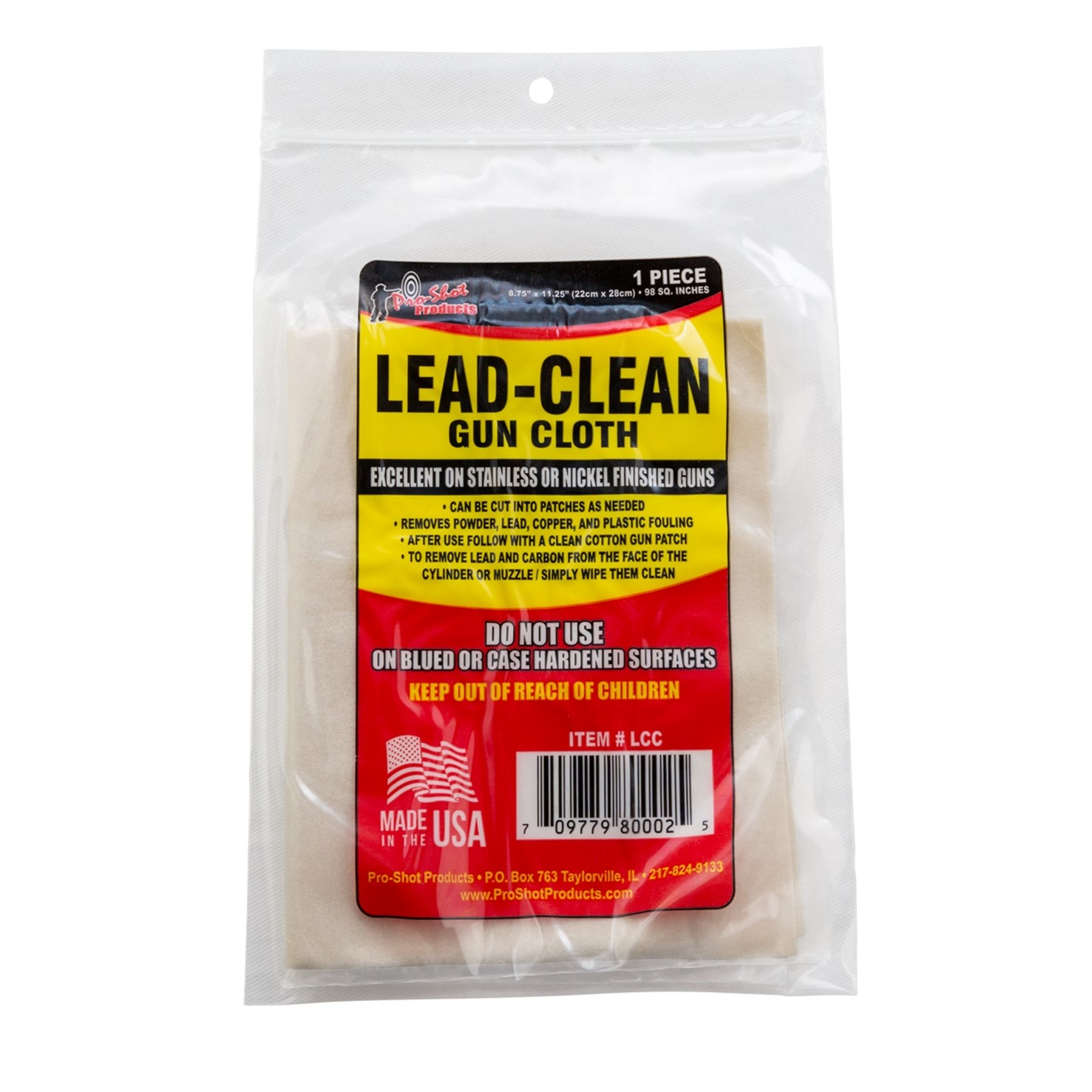 Pro-Shot Lead Clean Cloth