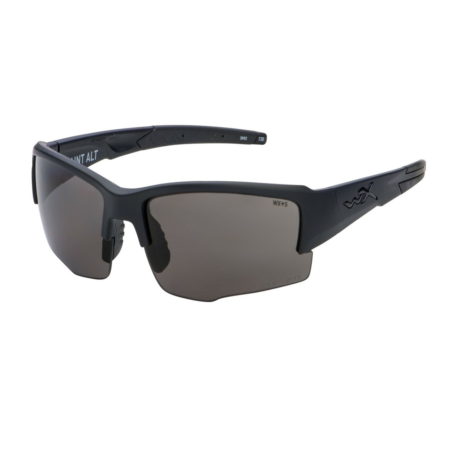 Wiley X Saint Alt Sunglasses Captivate Polarized Grey Lens