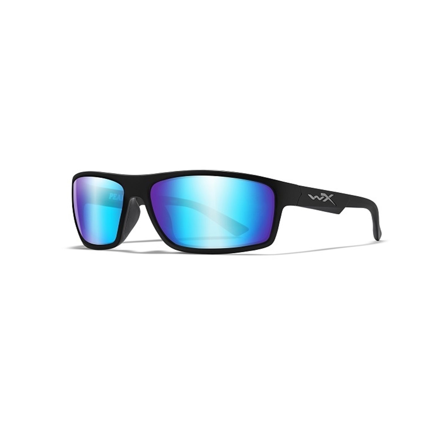 Wiley X PEAK Polarized Blue Mirror/Matte Black Frame