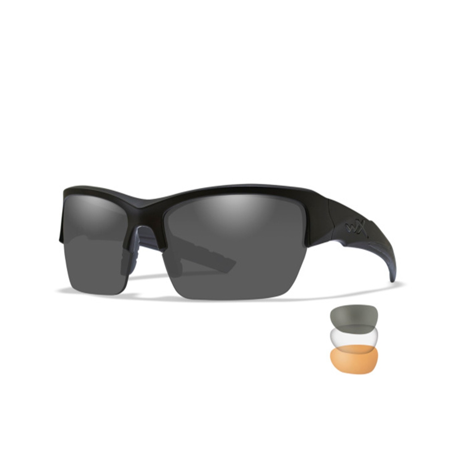 Wiley X Wiley X Valor Grey/Clear/Rust/Matte Black Frame