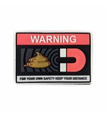 Tactical Innovations Canada PVC Patch - Warning Magnet   2x3  (Glow In The Dark)