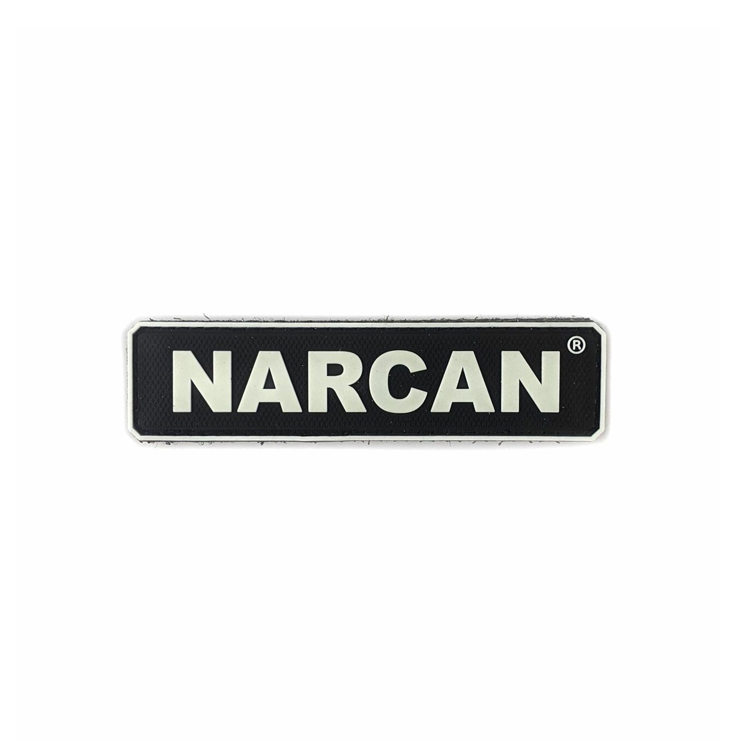 Tactical Innovations Canada PVC Morale Patch- NARCAN Patch 1"x4" Glow In The Dark