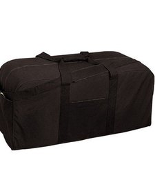Canvas Jumbo Cargo Bag- Black