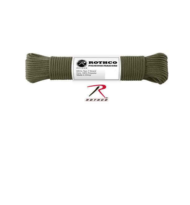 Rothco Polyester Paracord -50 FT