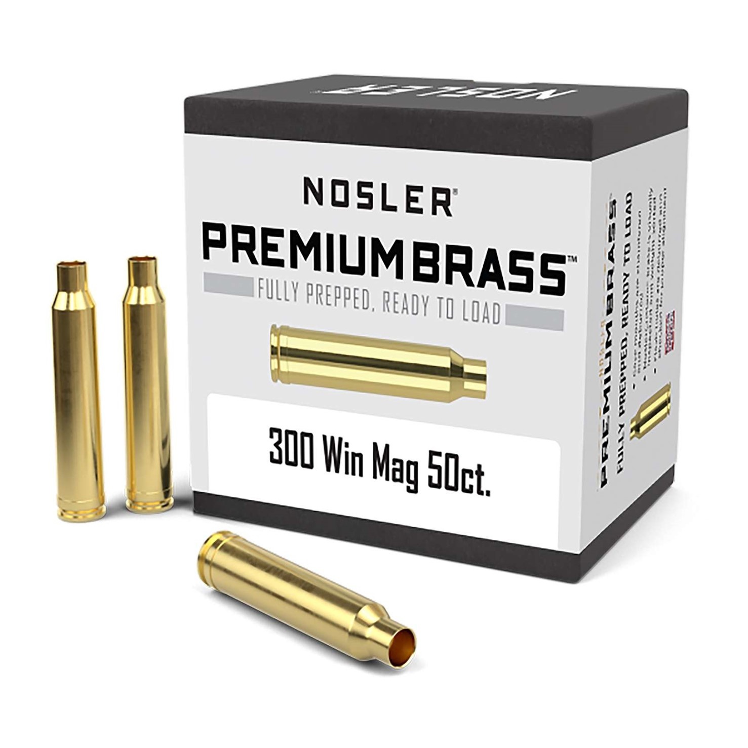 Nosler 10227 Custom Brass 300 Win Magnum