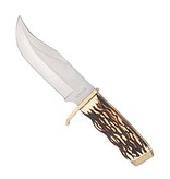 Uncle Henry Pro Hunter 5" Fixed Blade W/Leather Sheath
