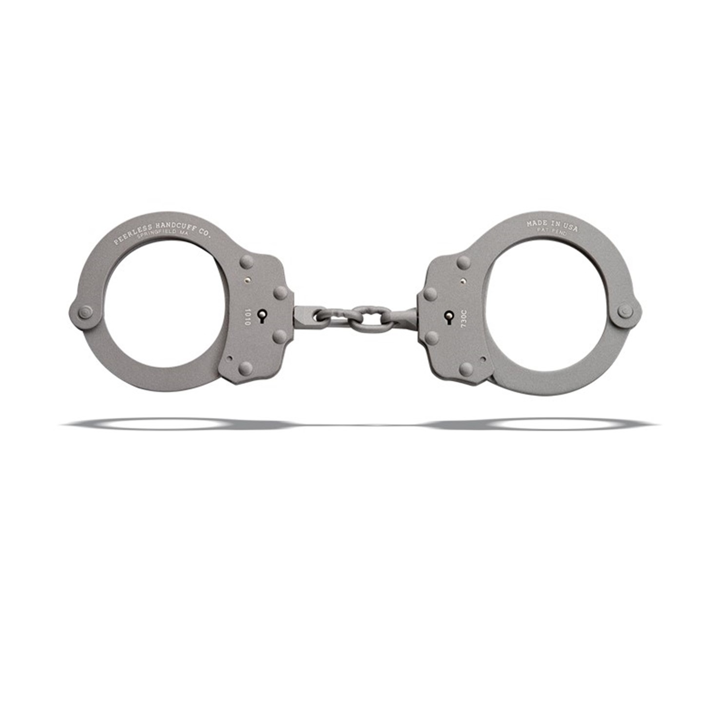 Peerless Handcuff Company Superlite Chain Link Handcuffs 730C Grey