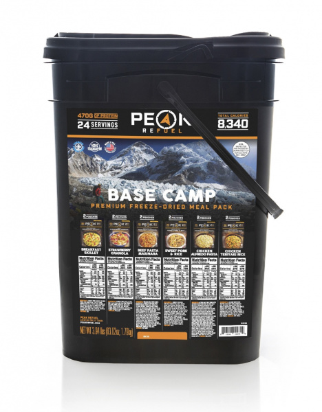 Peak Refuel Freeze Dried Meals Base Camp 12 Pack