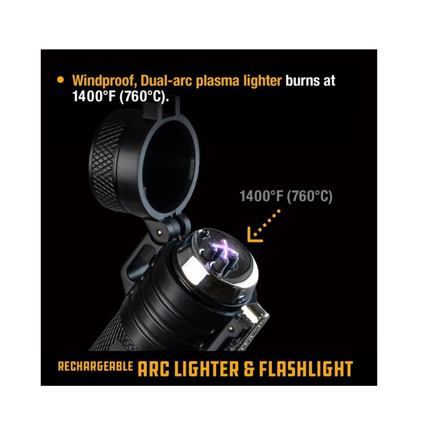 UCO Rechargeable Arc Lighter & LED Flashlight