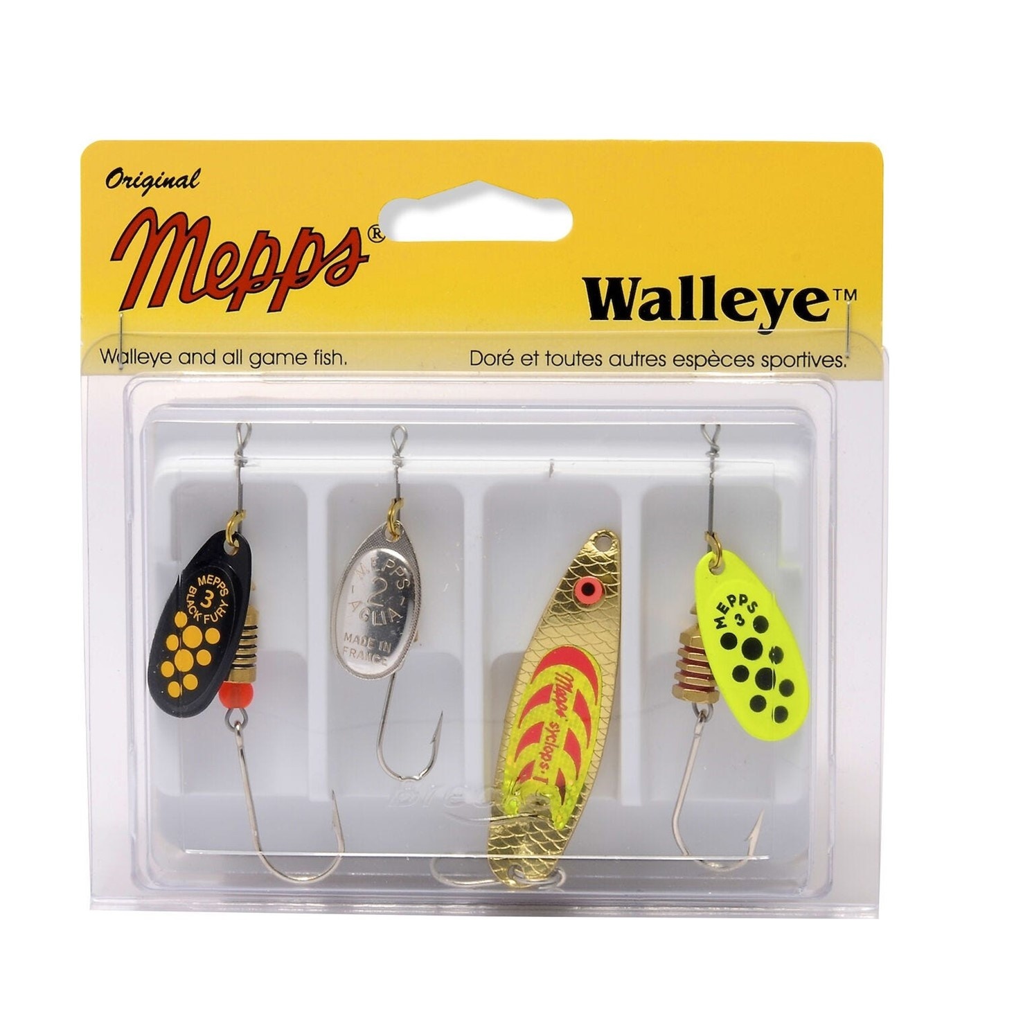 Mepps Walleye Kit Assorted 4 PK.