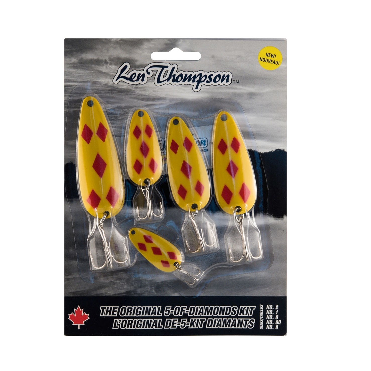 Len Thompson Original Series 5 Piece Yellow & Red Five of Diamonds - Cache  Tactical Supply