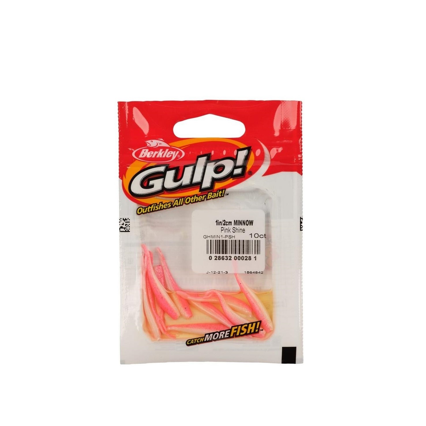 Berkley Gulp! 1" Minnow Soft Bait – Crappie, Bluegill, Trout – 10-Pack (Choose Color)