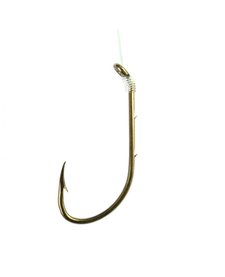 Snelled Baitholder Hook , Bronze