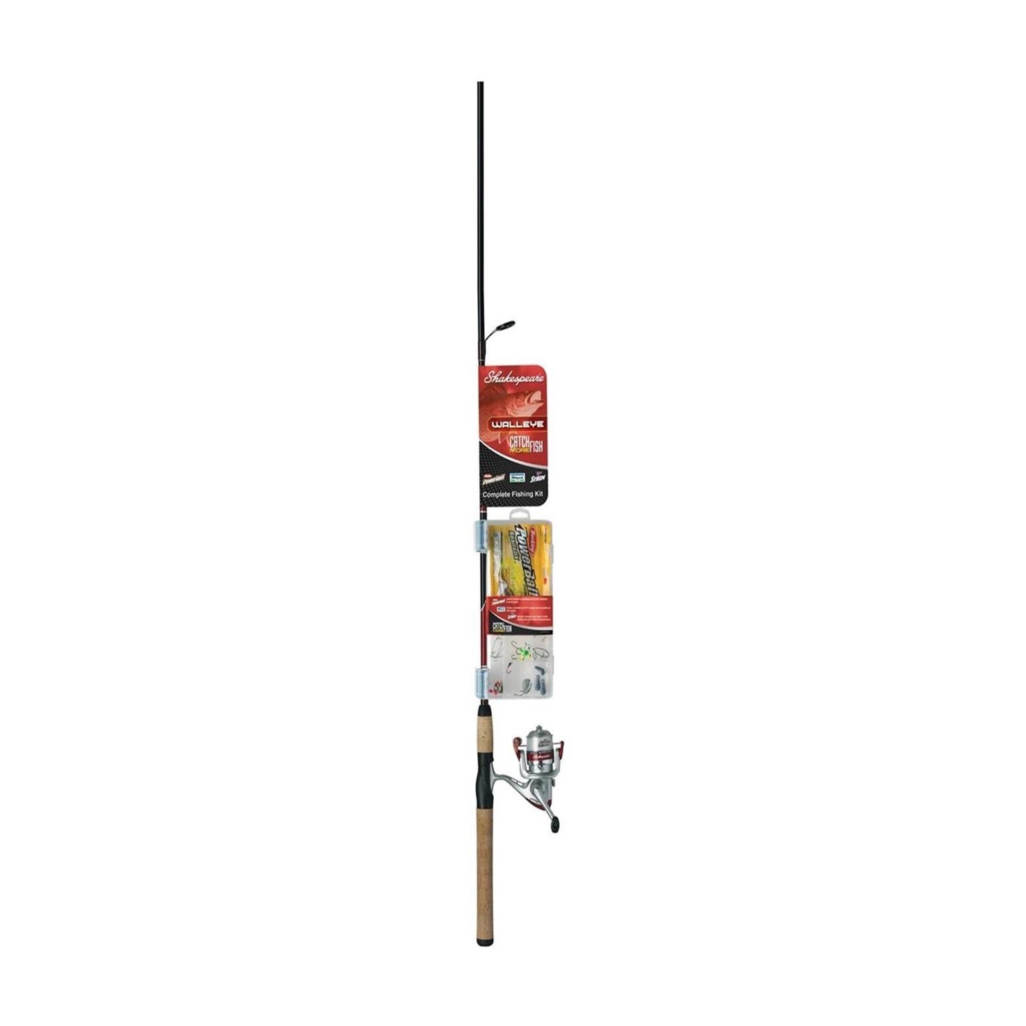 Shakespeare Catch More Fish Walleye Spin Combo - 6'6", 2pc