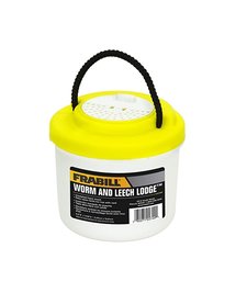 Compact Bait Container Yellow/White