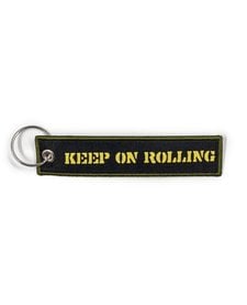 Keep On Rolling Keychain