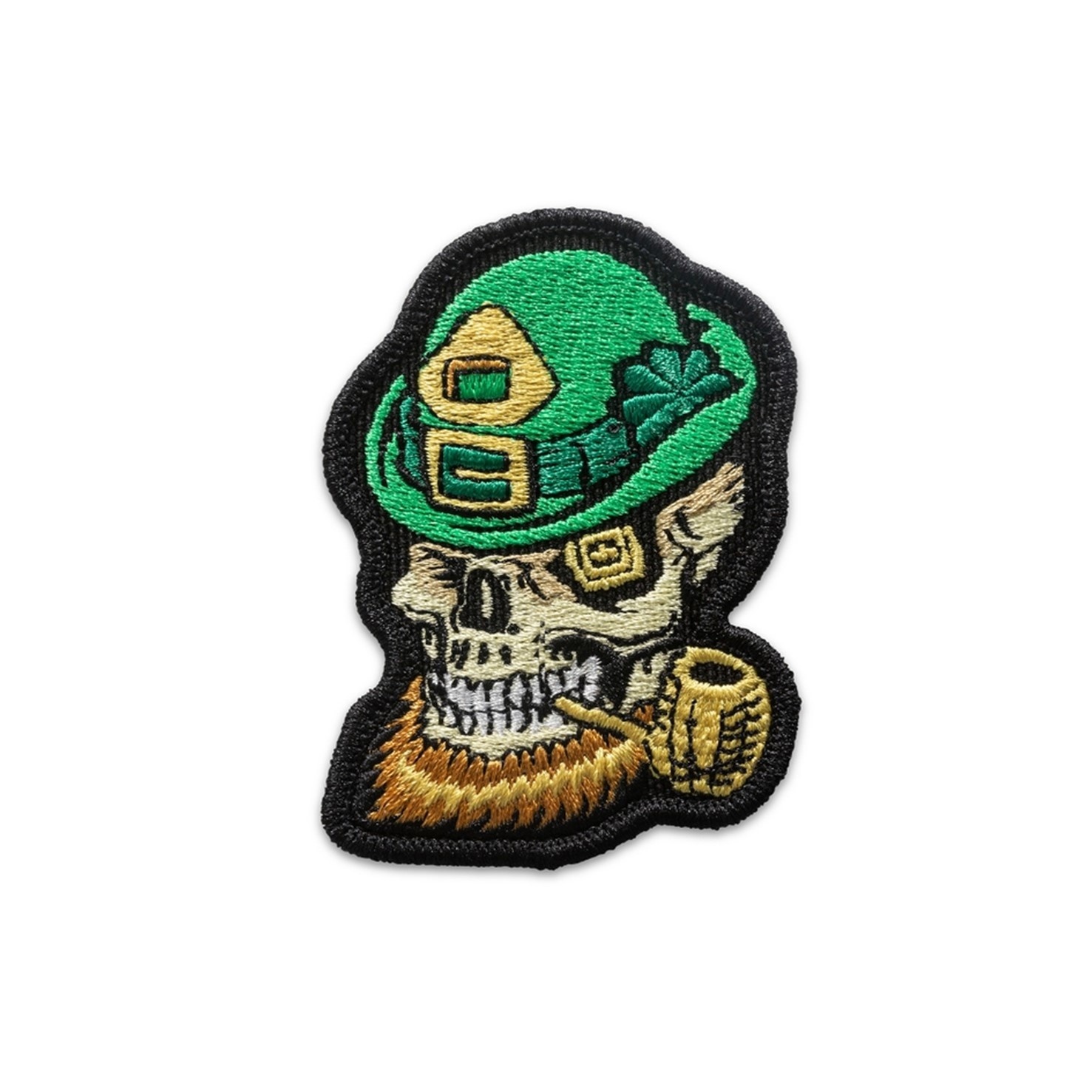 Tactical Leprechaun Patch AR15 Cut to Shape wearing Green Tactical Gea