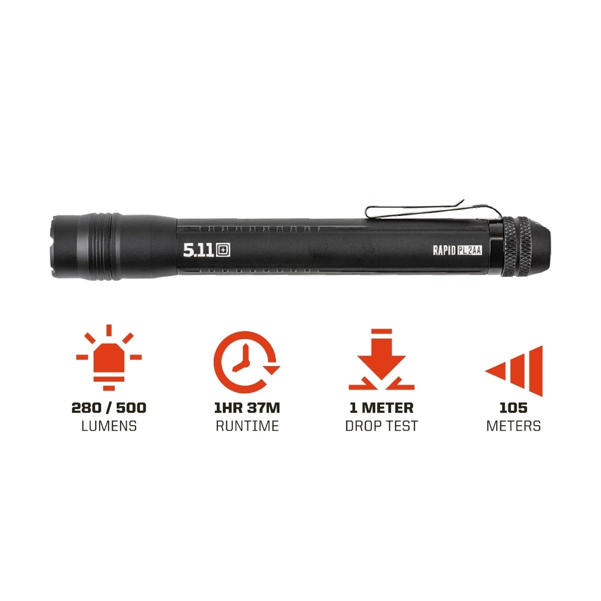 5.11 Tactical Rapid PL 2AA Flashlight