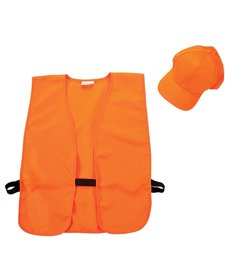 Hat & Vest Combo , Adult,  Blaze Orange