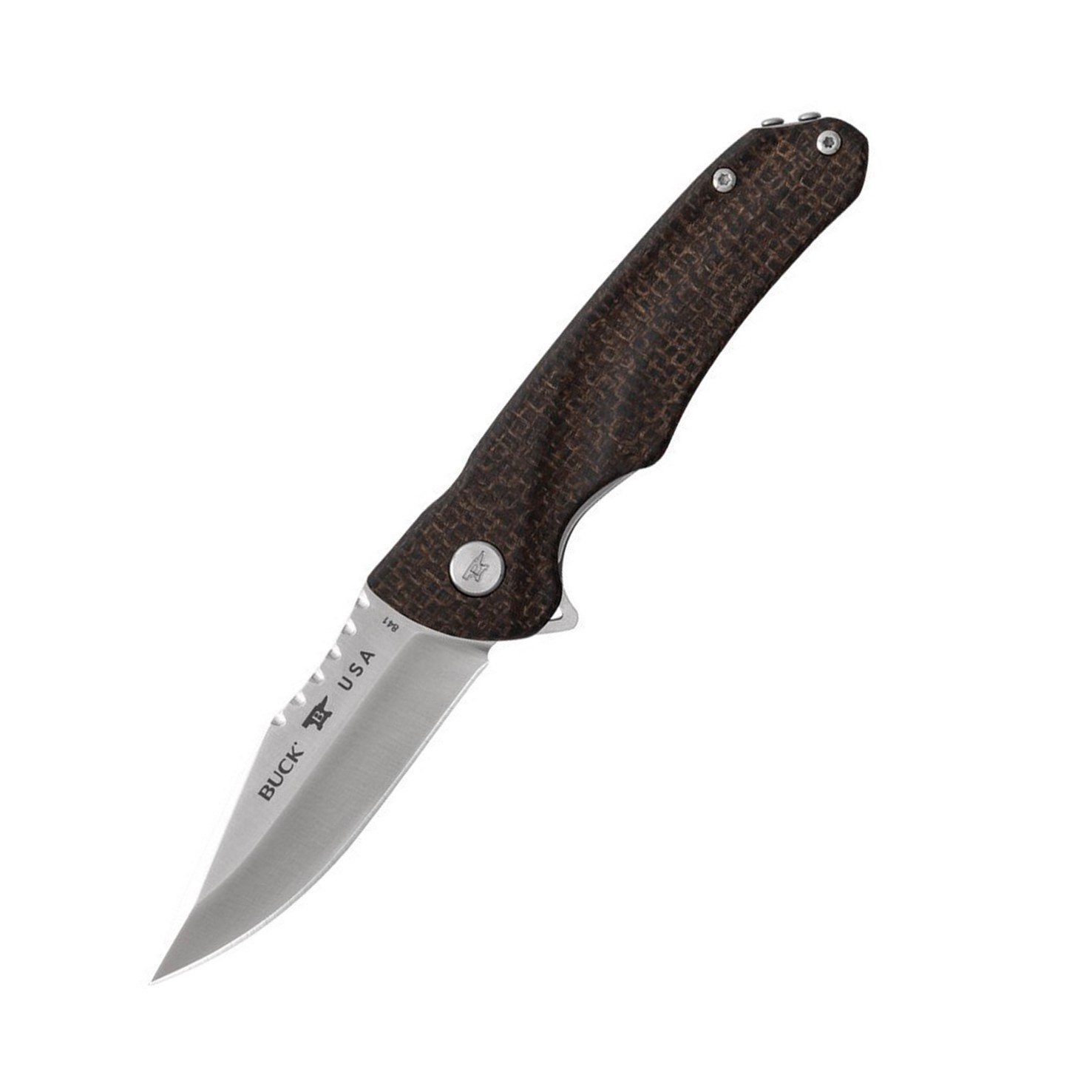 Buck 841 Sprint Pro - Burlap Micarta