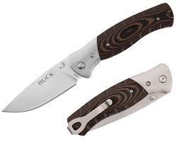 Buck Buck 835 Selkirk Small Folder - Brown Micarta