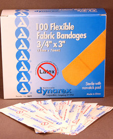 Sheer Plastic Adhesive Bandage 3/4”x3”