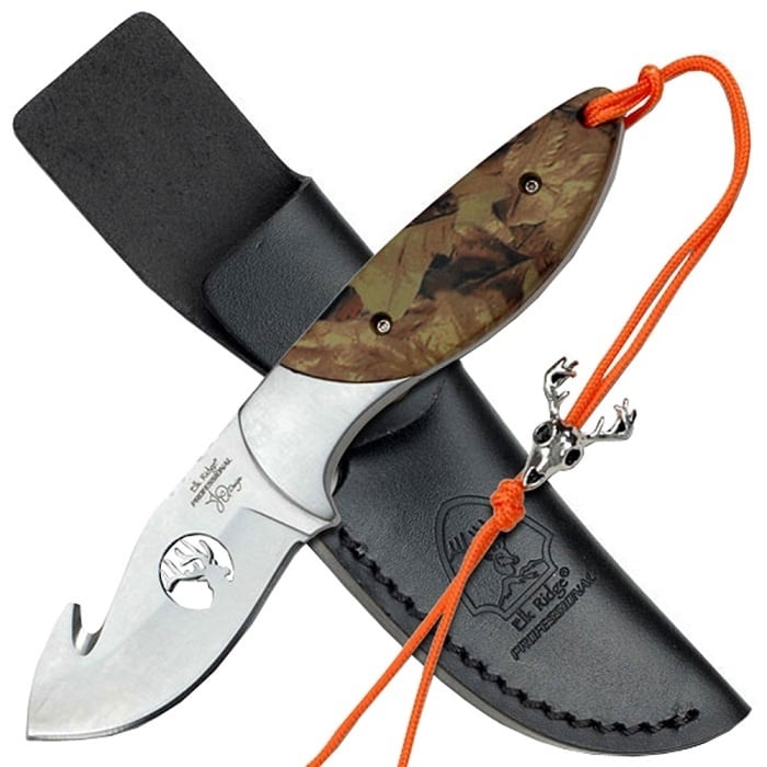 Elk Ridge Professional 5mm Thick Gut Hook Blade Fixed Blade Knife - Cache  Tactical Supply