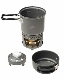 Solid Fuel Stove Plus Cookset Stainless Steel