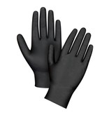 Zenith Safety Products Nitrile, 8-mil, Powder-Free, Black, Heavy Weight Gloves