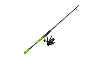 Lunkerhunt Rod & Reel Spinning Combo , Sublime 6'8, 2Pc, Medium , 3BB Reel  - Cache Tactical Supply