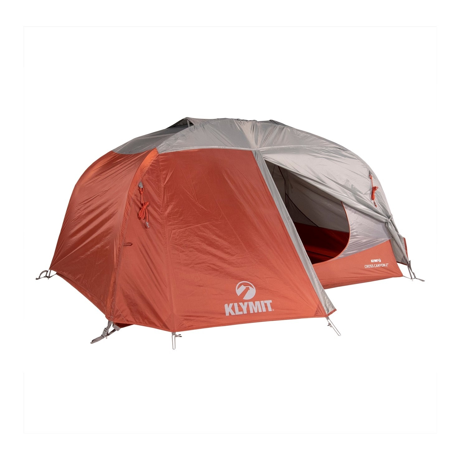 Klymit Cross Canyon 2 Tent, Red & Grey