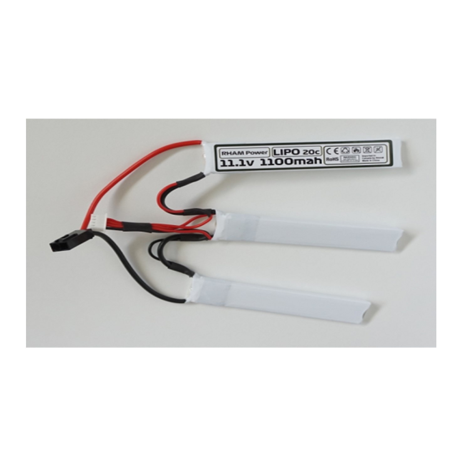 Power 11.1v Lipo 1100mAh Triplet