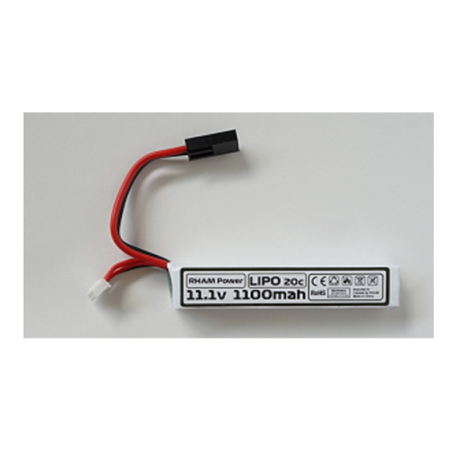 11.1v Lipo 1100mAh Stick