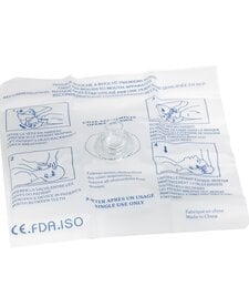 Disposable Rescue Breather, Single Use Face Shield, Class 2