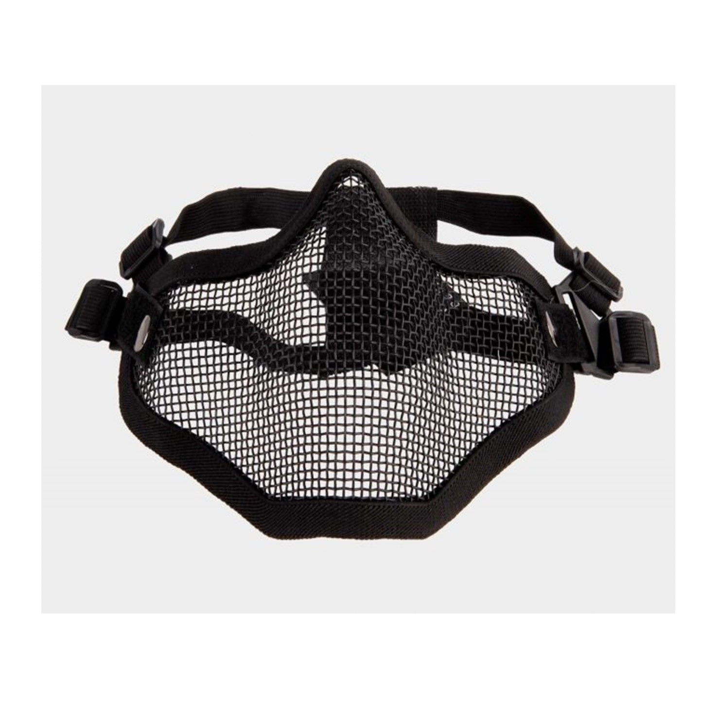 Krousis Carbon Steel Half Mask - Double Black