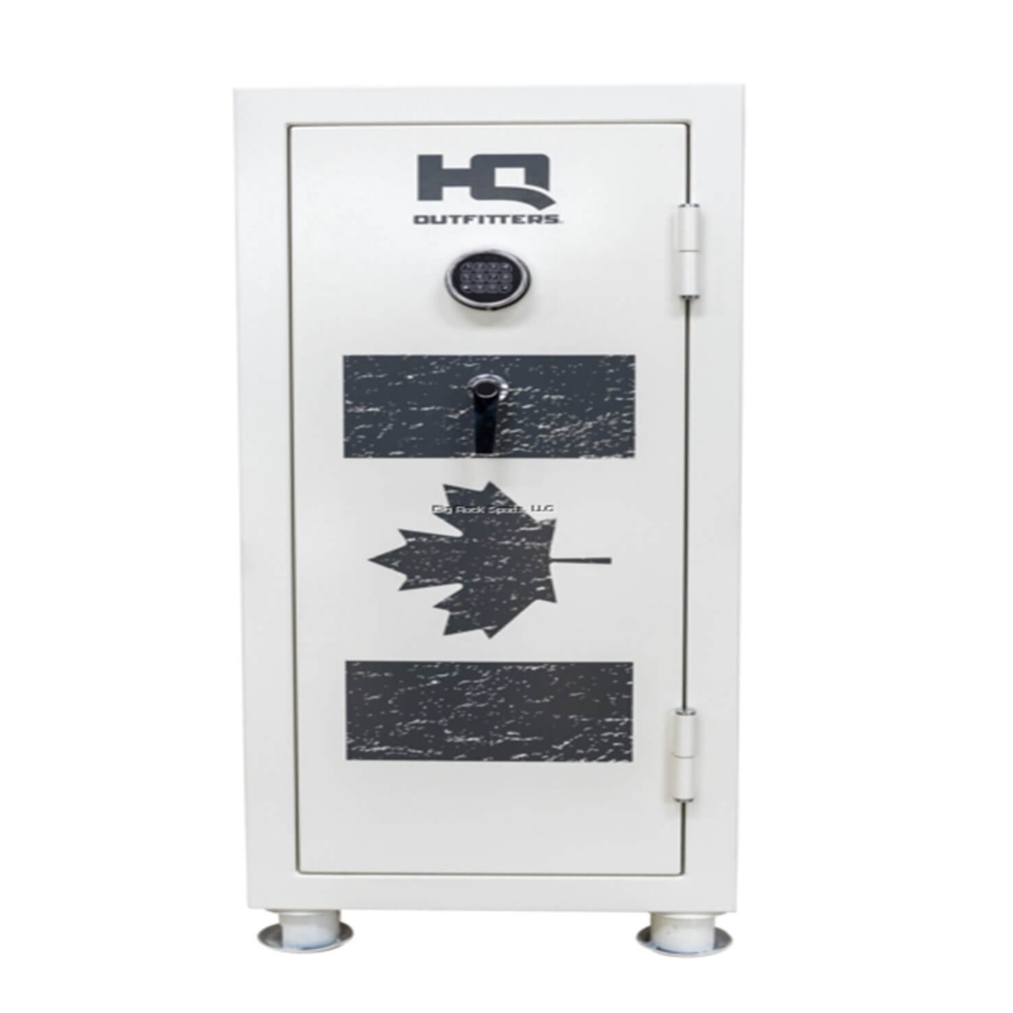 HQ Outfitters Canada Flag White Out ,  24 Gun Safe Electronic Keypad W/ Fire Resistancy