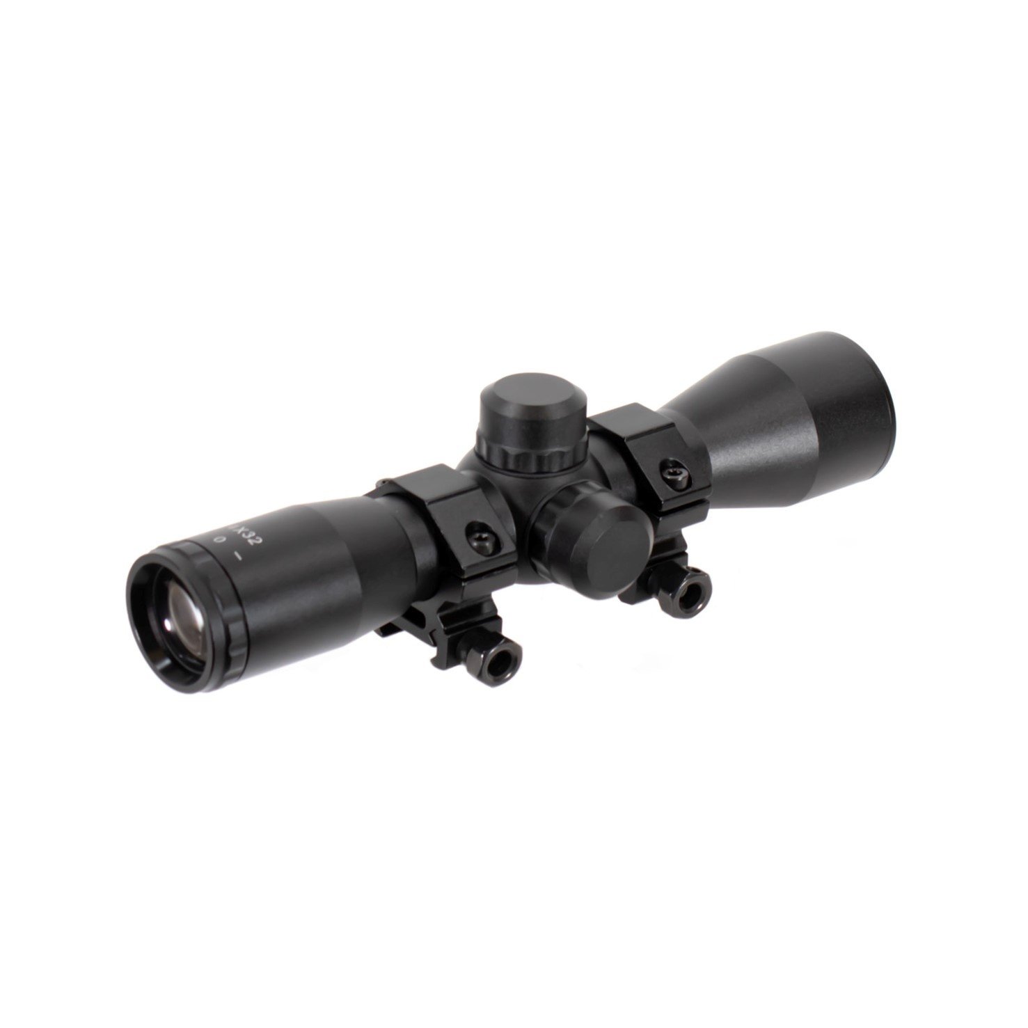 AIM Sports 4X32 Compact Mil-Dot Scope with Rings