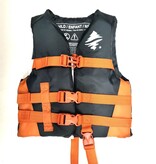 Deep River  Child Life Jacket, Orange And Charcoal