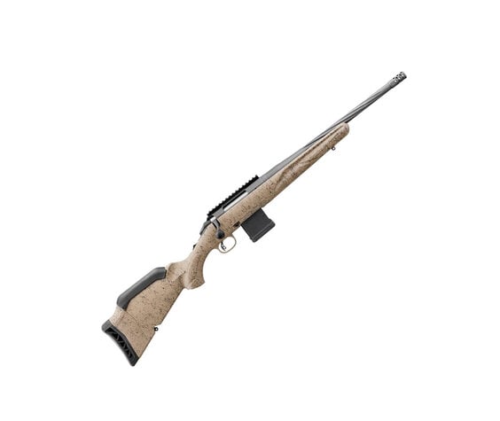 Ruger American Gen II Ranch ,  7.62X39 , 16.1" FDE Splatter Stock