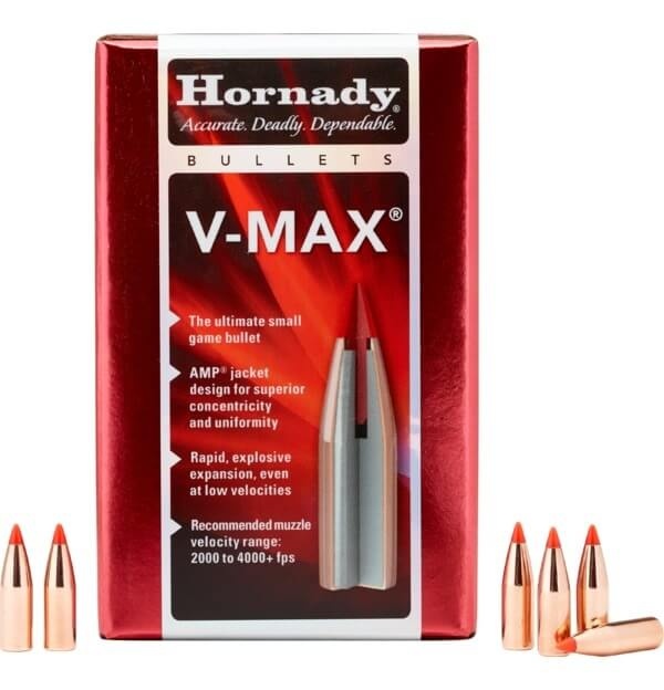 Hornady V-MAX Varmint Bullets 20 .204 40Gr 100Rnd