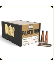 16322 Rifle Bullet 270 Cal -130 Gr Partition Spitzer -50