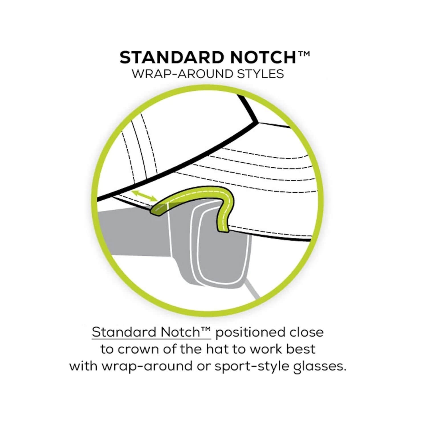 Notch Classic Adjustable Ponytail , Standard Notch , One Size