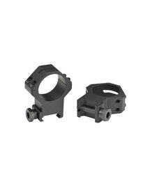 4-Hole Tactical 30mm Picatinny Mounting Rings, Matte