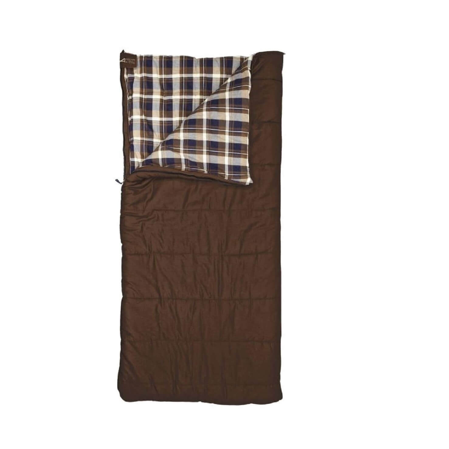 Alps Red Cedar Trail  -15 C Brown Rectangle Sleeping Bag