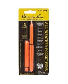 Orange EDC Pen , 2 Pack
