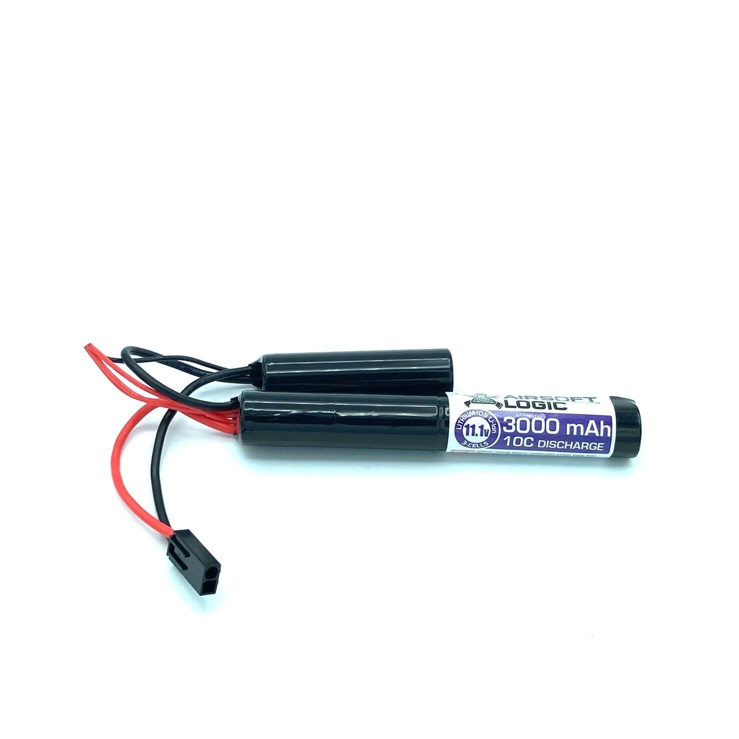 Airsoft Logic 11.1V Li-Ion Battery 3000maH (Nunchuck)